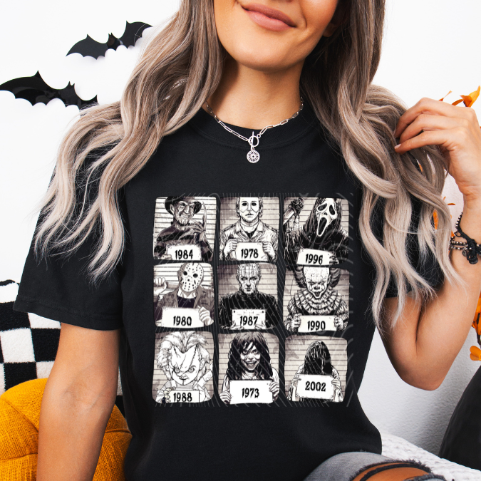 Horror Mug Shots DTF