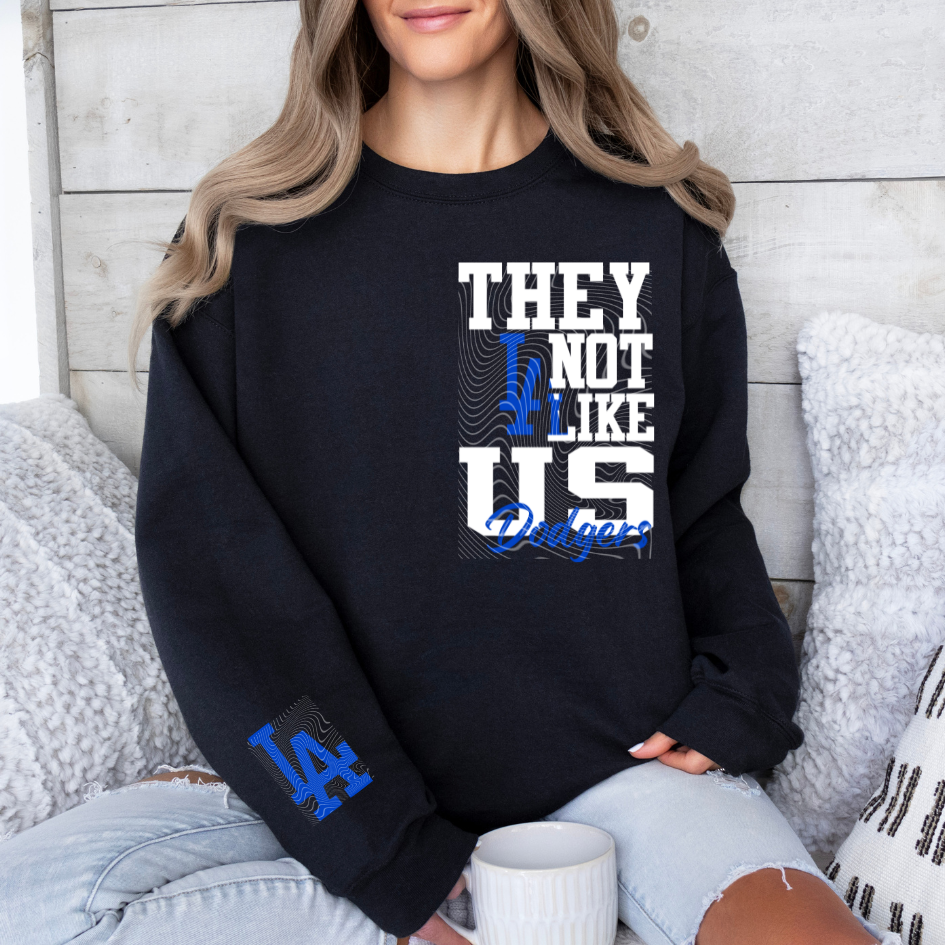 They Not Like Us LA w/Sleeve DTF