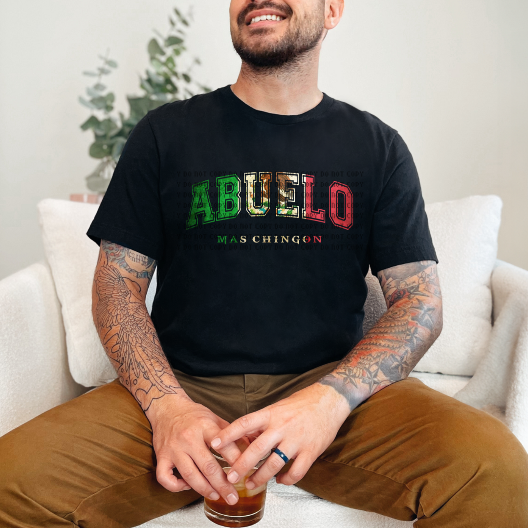 Abuelo Mas Chingon University DTF