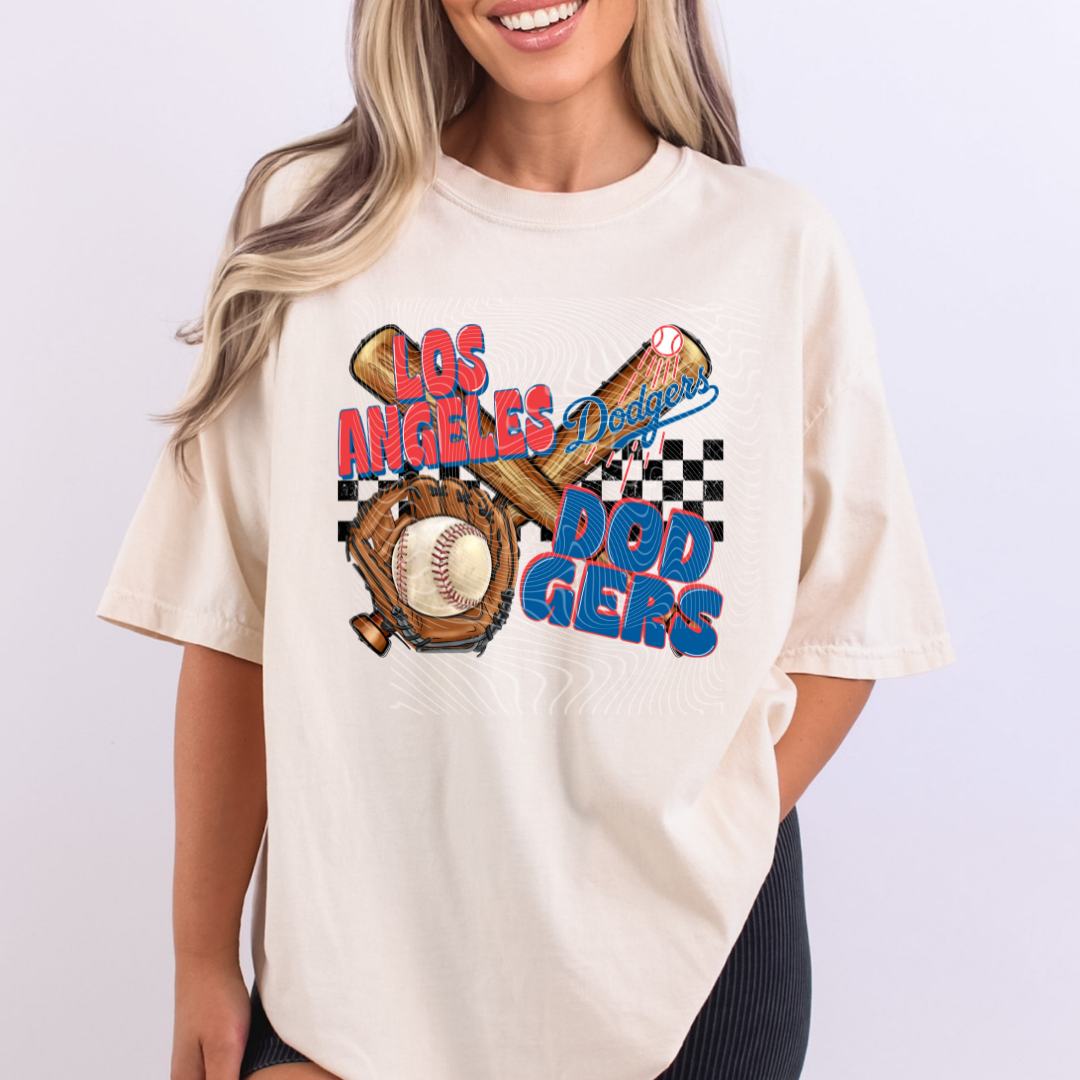 Baseball Dodger Retro DTF