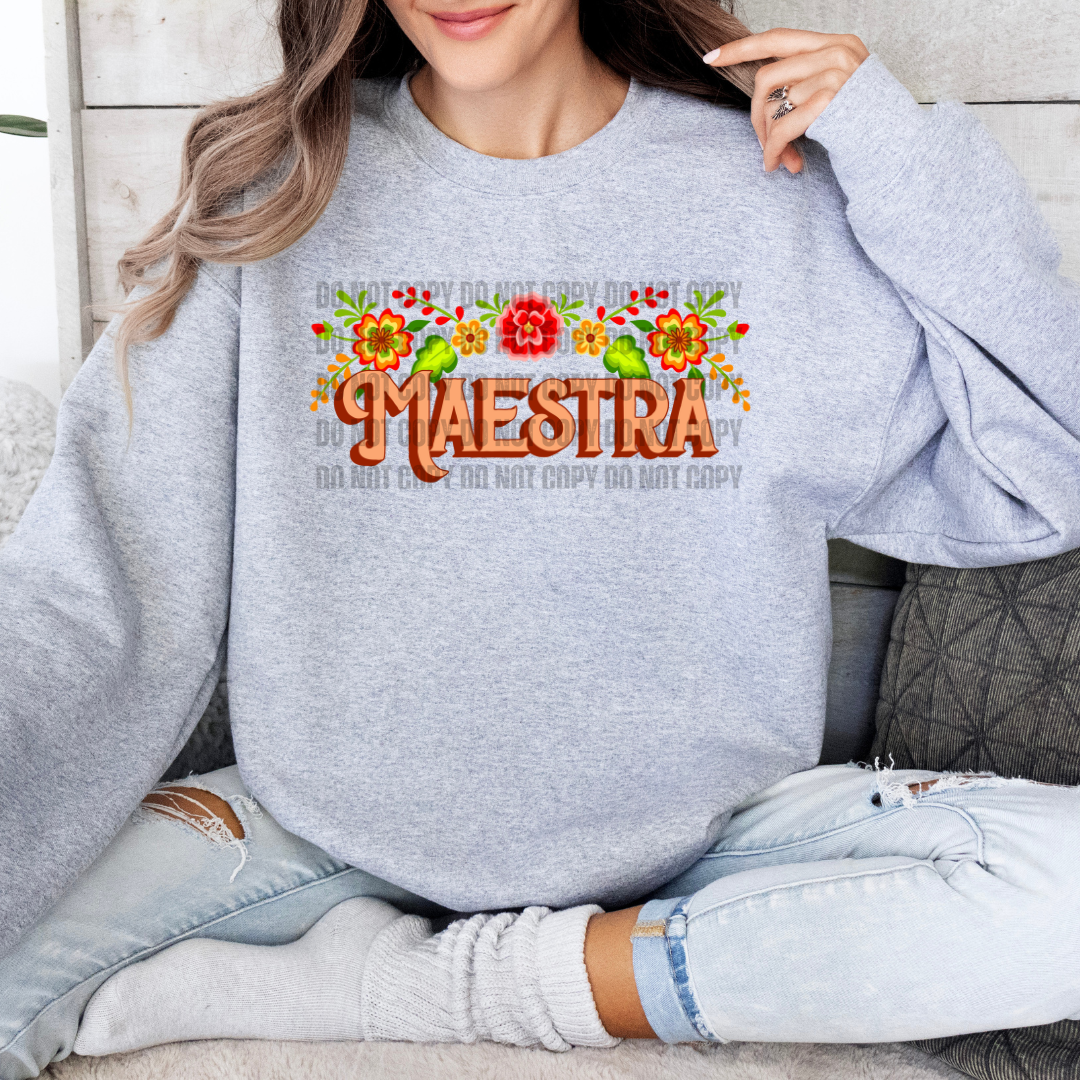 Maestra Flores DTF