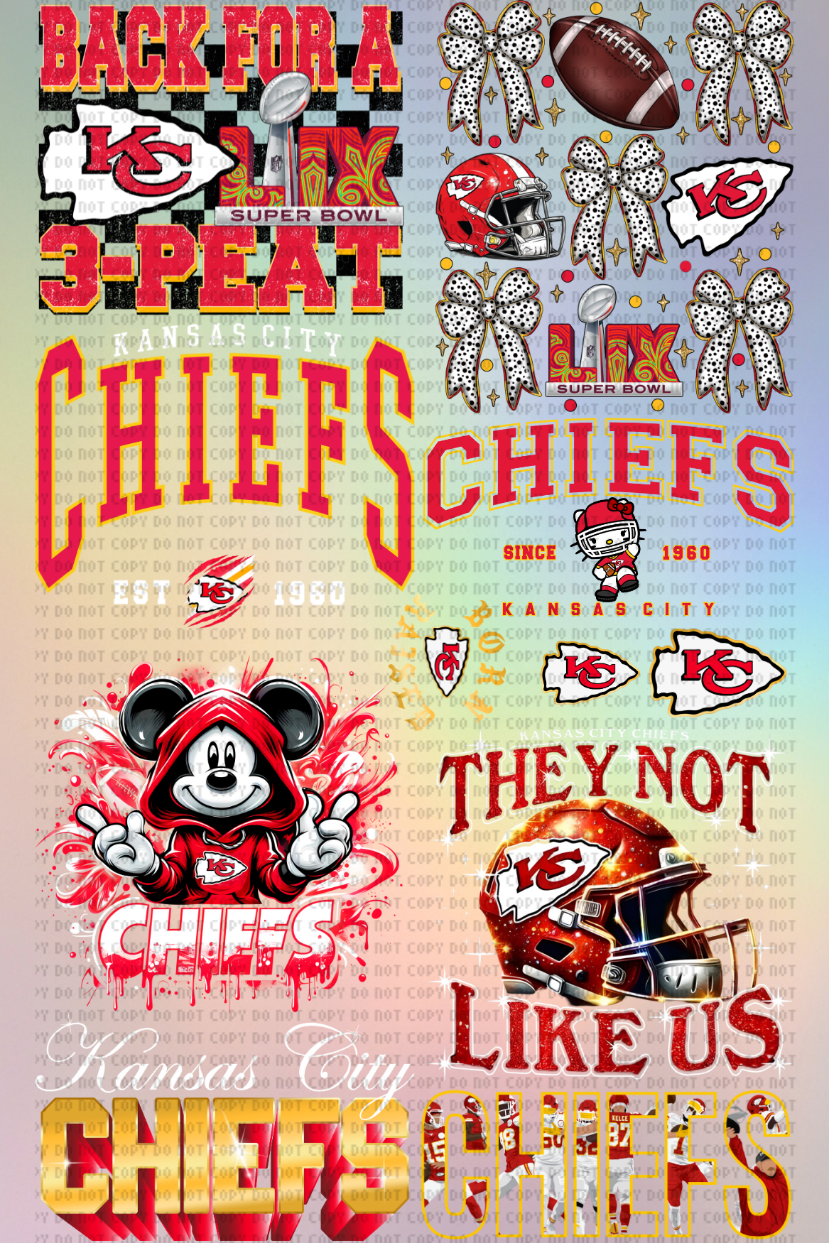 PreMade: Football KC LIX 22x36