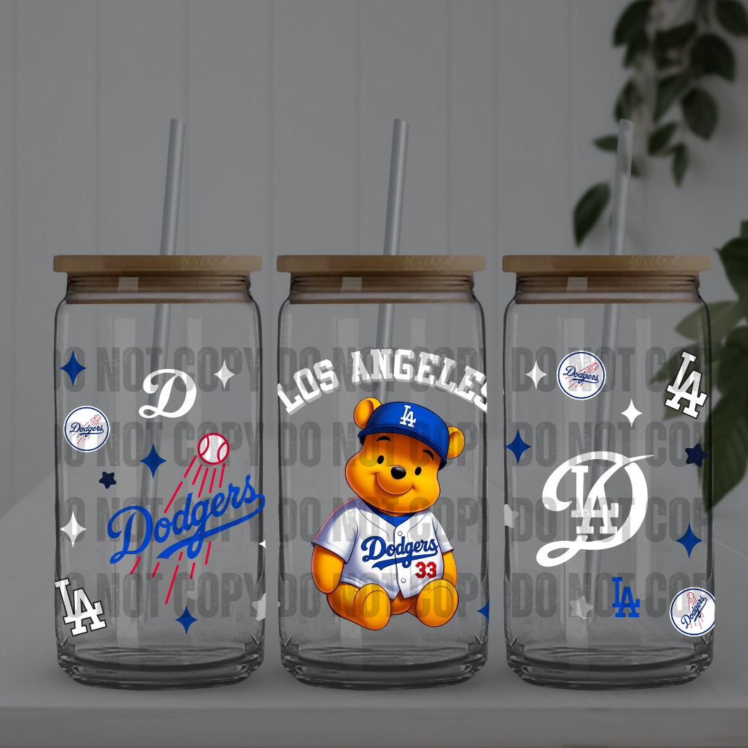 UVDTF: Bear LA Baseball Wrap