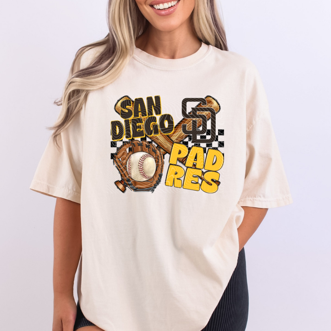 Baseball Padre Retro DTF
