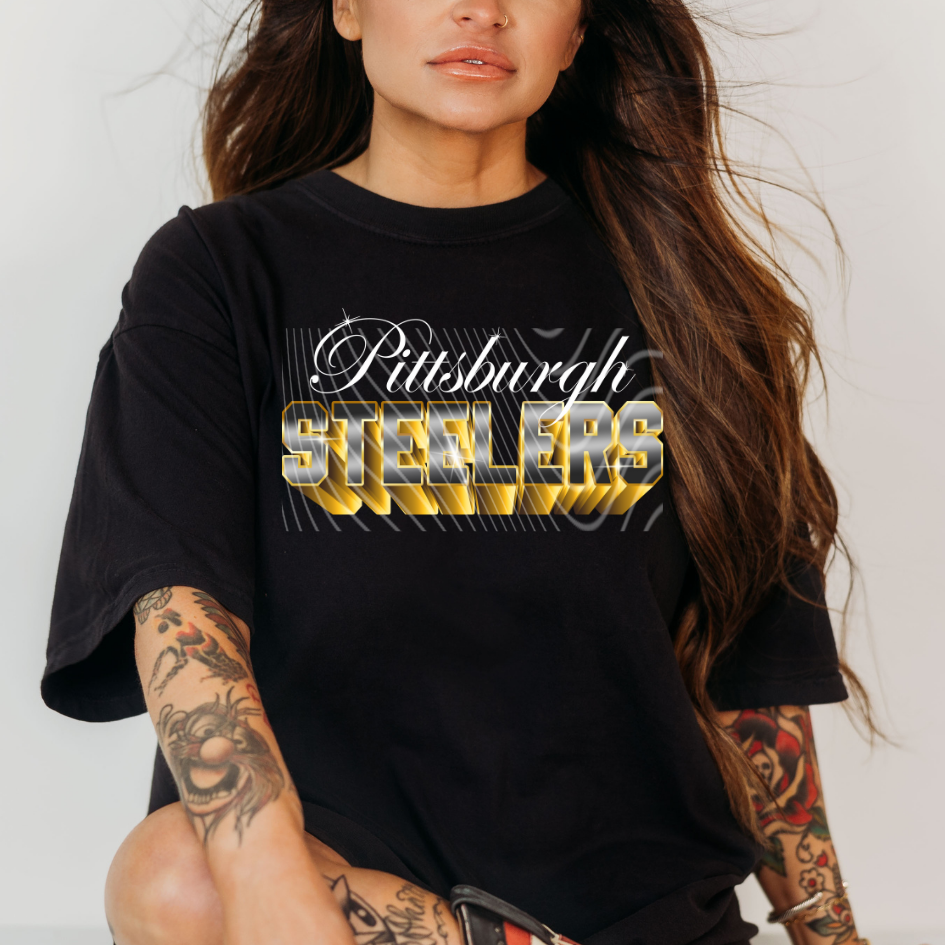 BxR FB Pittsburgh Cursive DTF