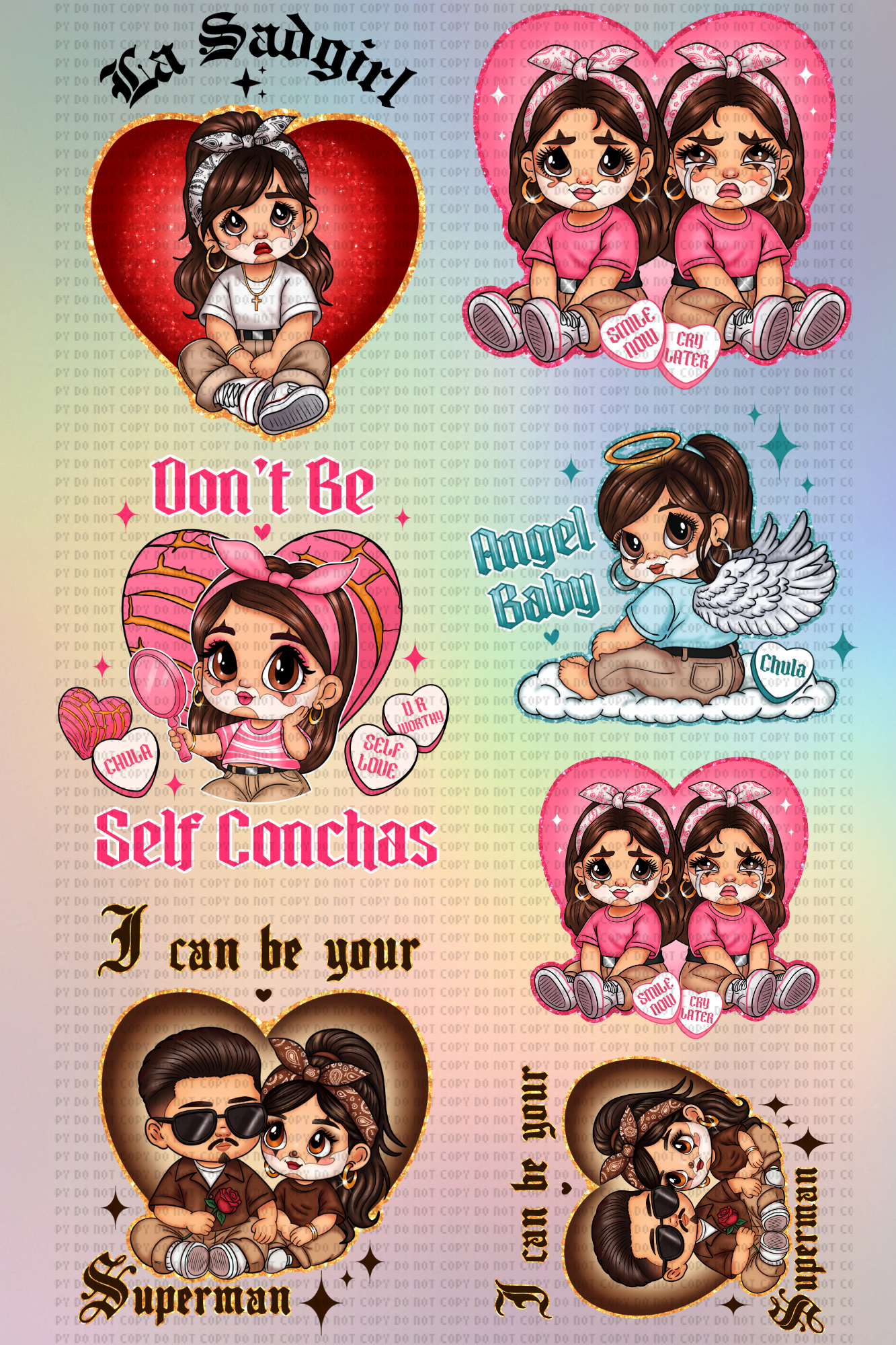 PreMade: VDAY Baby Chicano 22x36