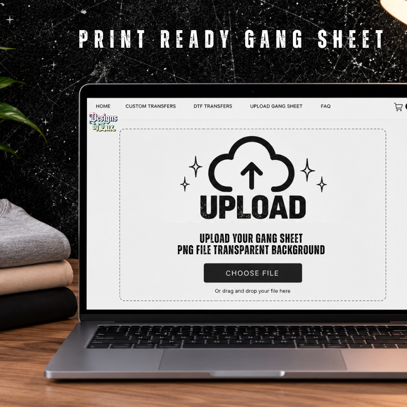 Print Ready DTF Gang Sheet - Upload