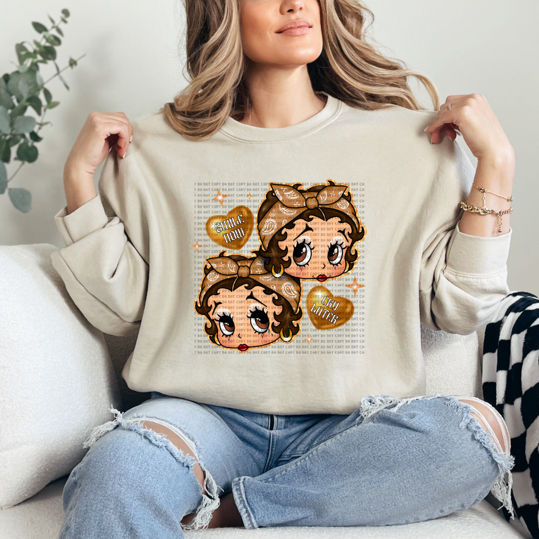 Betty Chicana Brown DTF