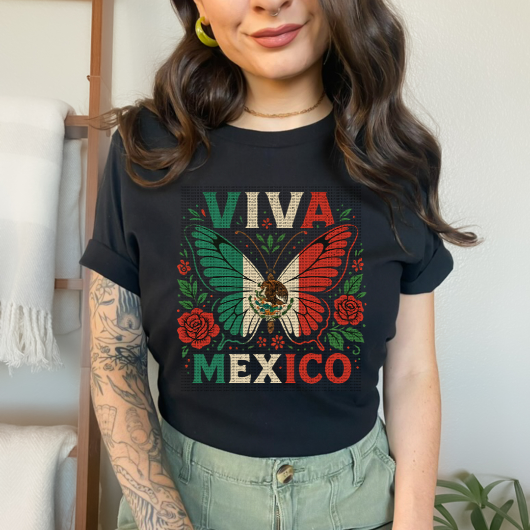 Viva Mexico Mariposa DTF