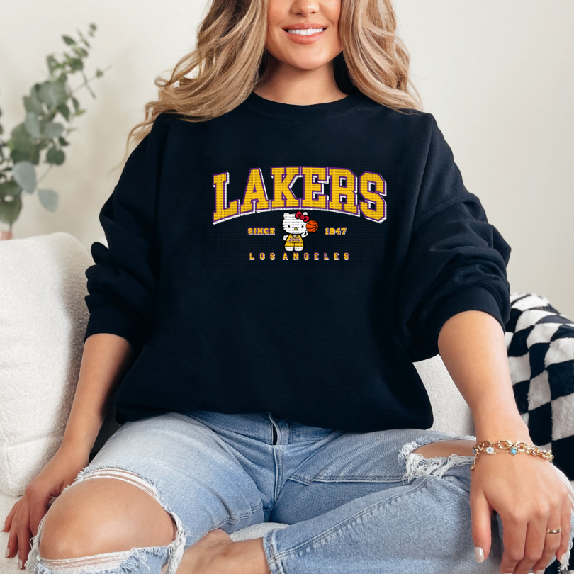 BB L.A. Yellow Team Kitty DTF