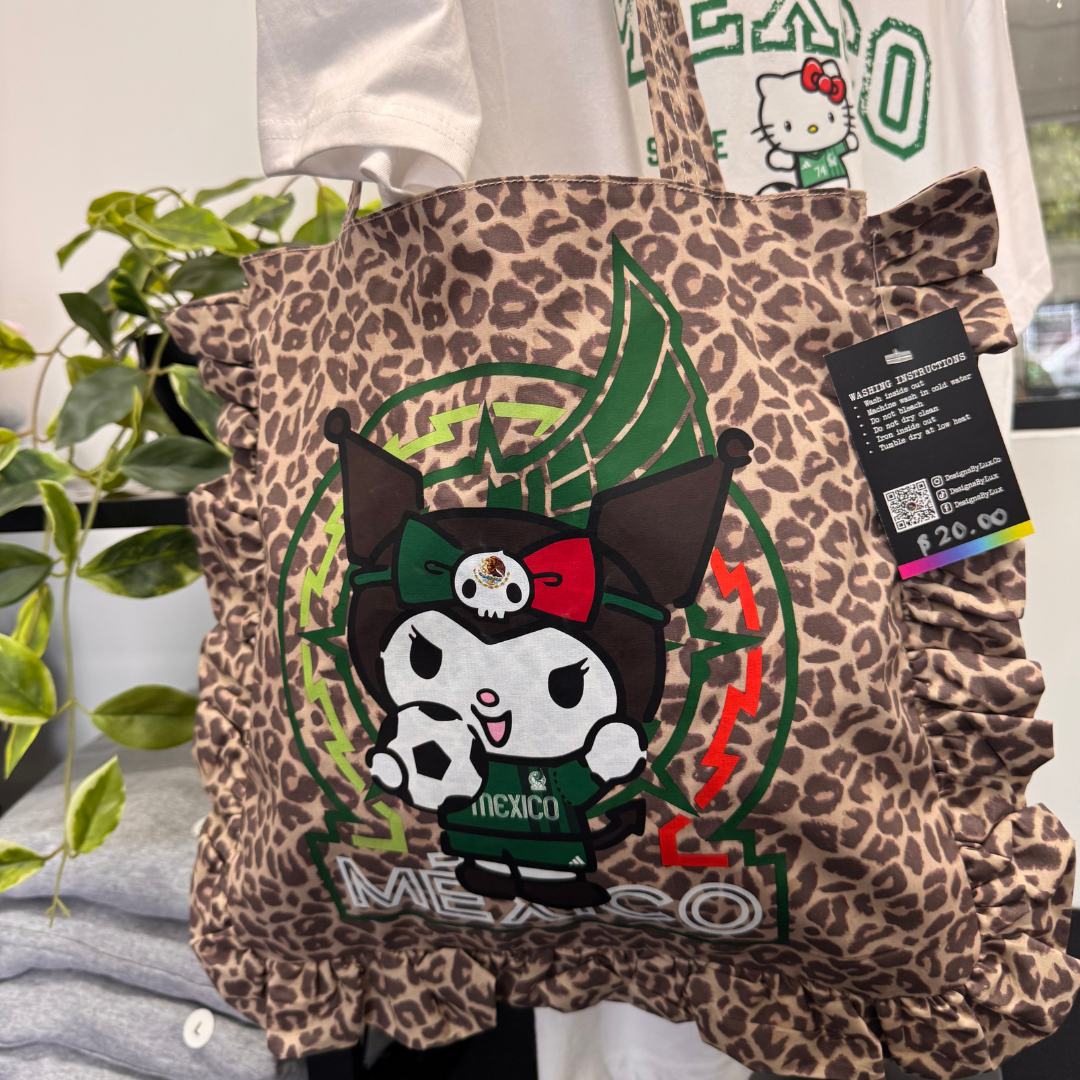 Leopard Tote Bag Kuro