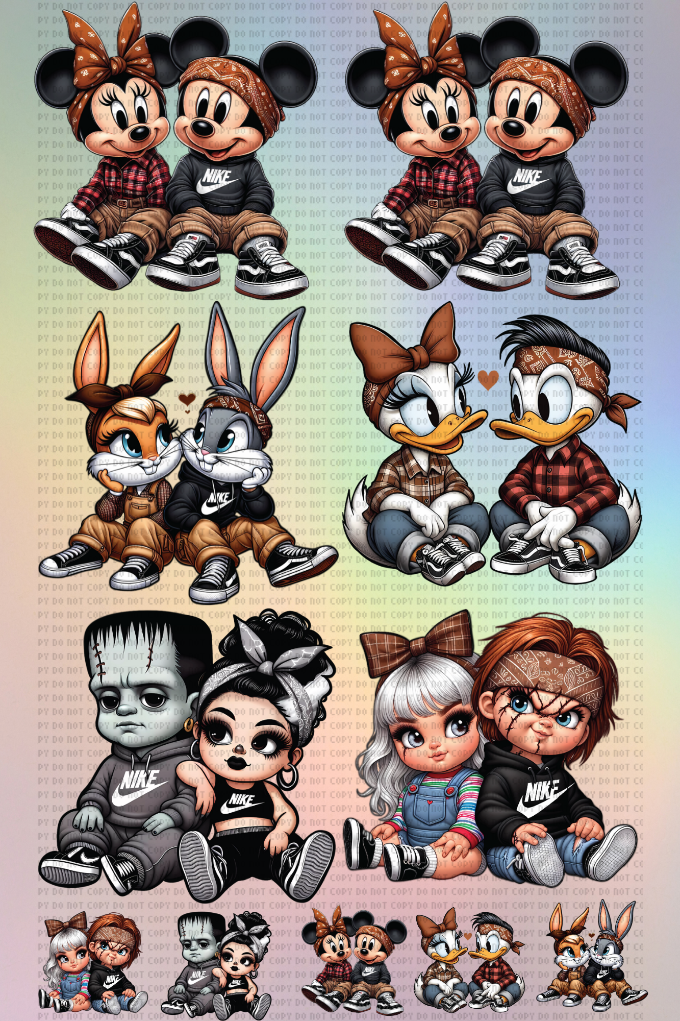 PreMade: VDAY Chicano Couples 22x36