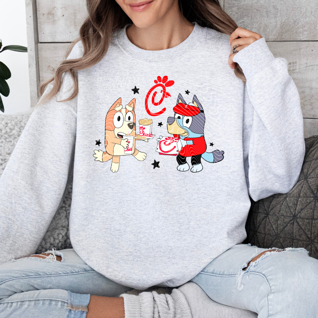 Heeler Chic Fil A DTF