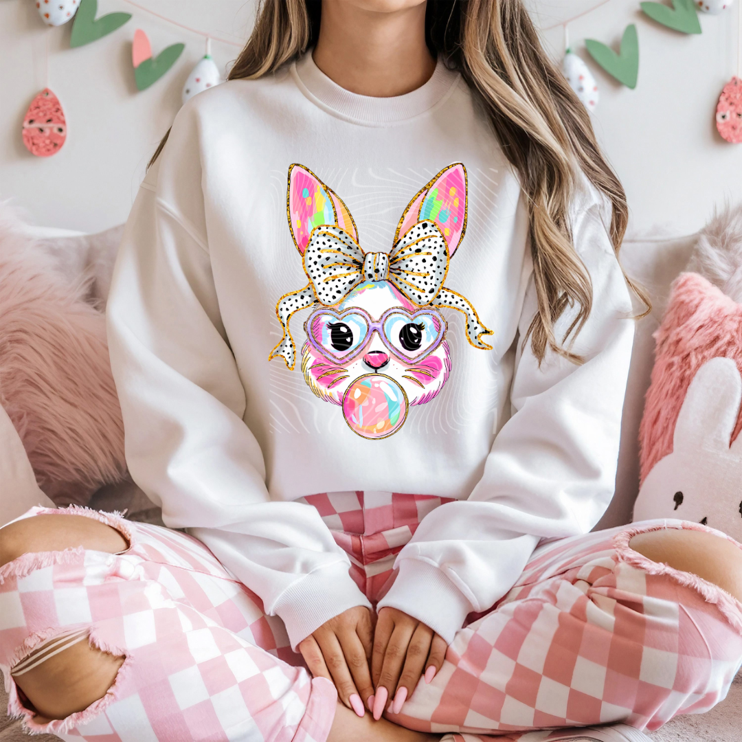 Bubble Gum Bunny DTF