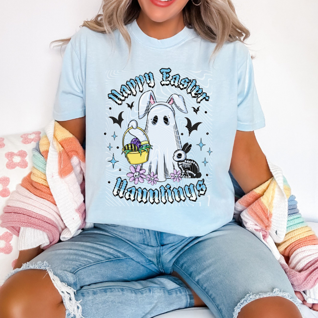 Haunting Easter Blue DTF
