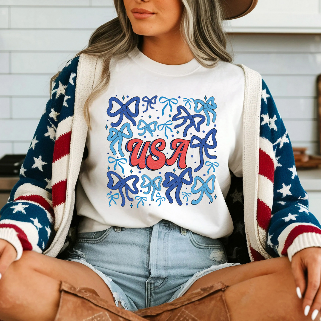USA Coquette Bows DTF
