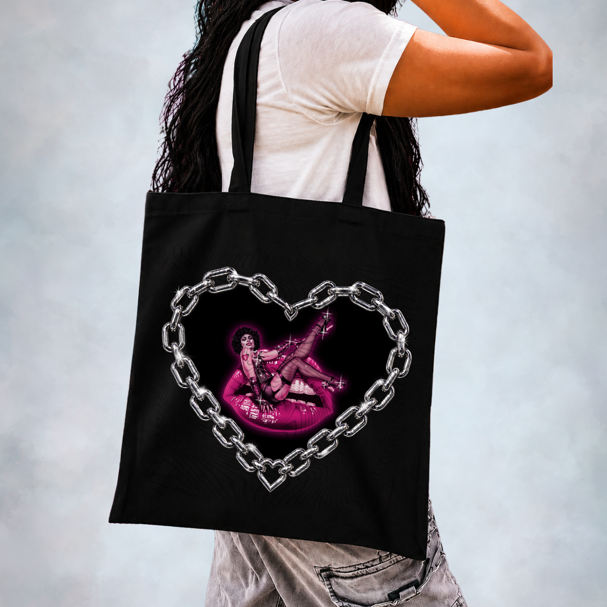 Heart Chain Tim DTF
