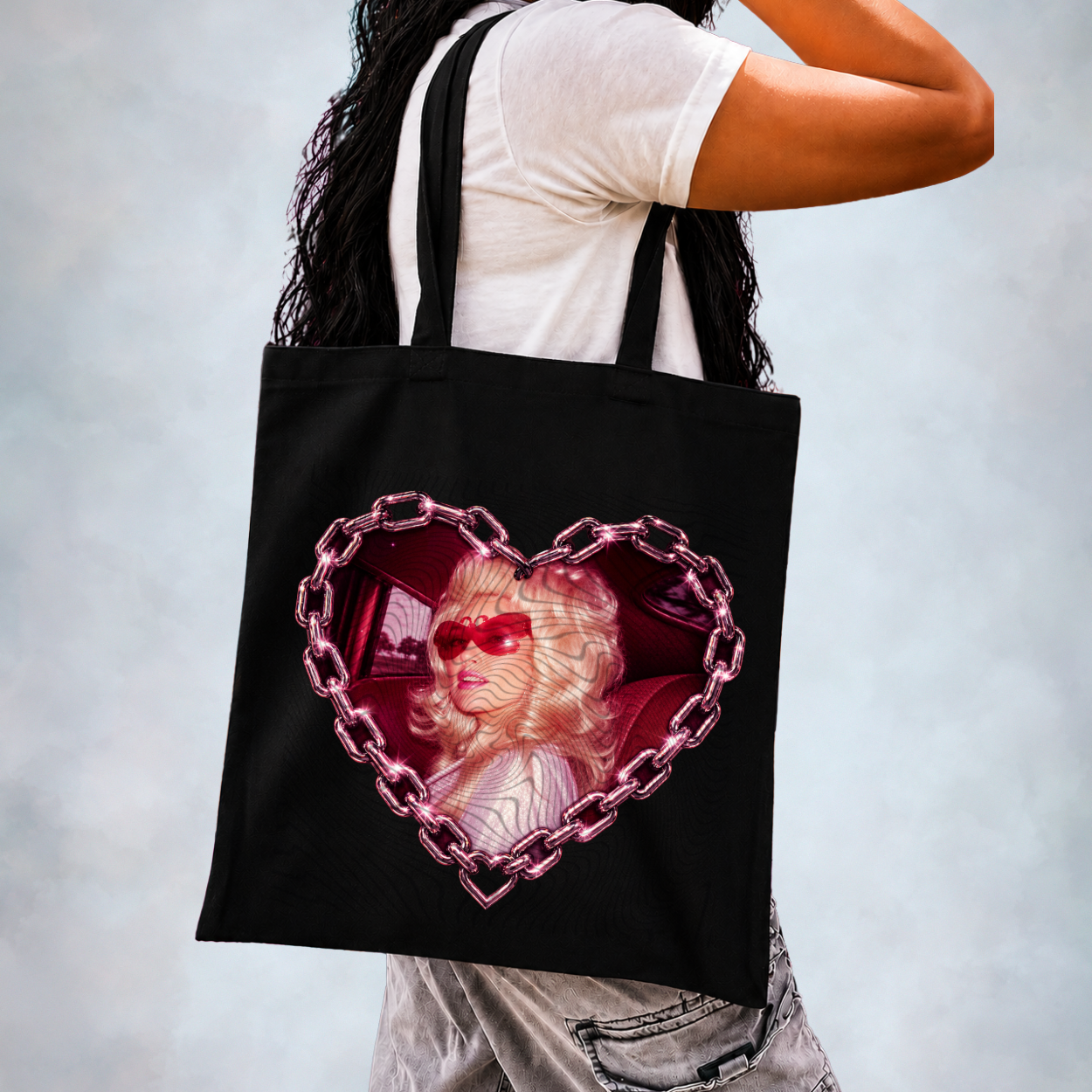 Heart Chain Queen of Country DTF