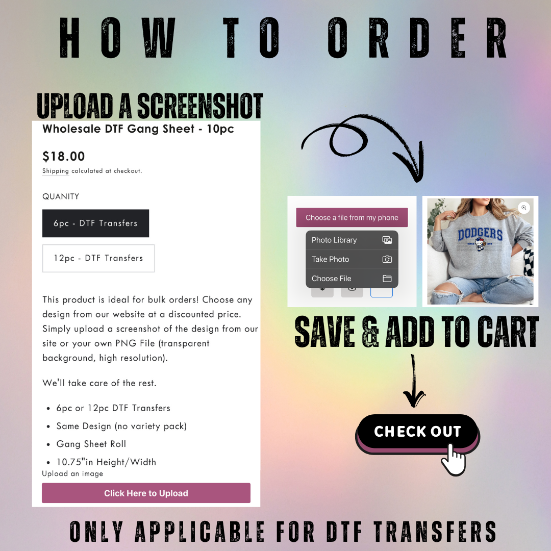 Wholesale DTF Gang Sheet
