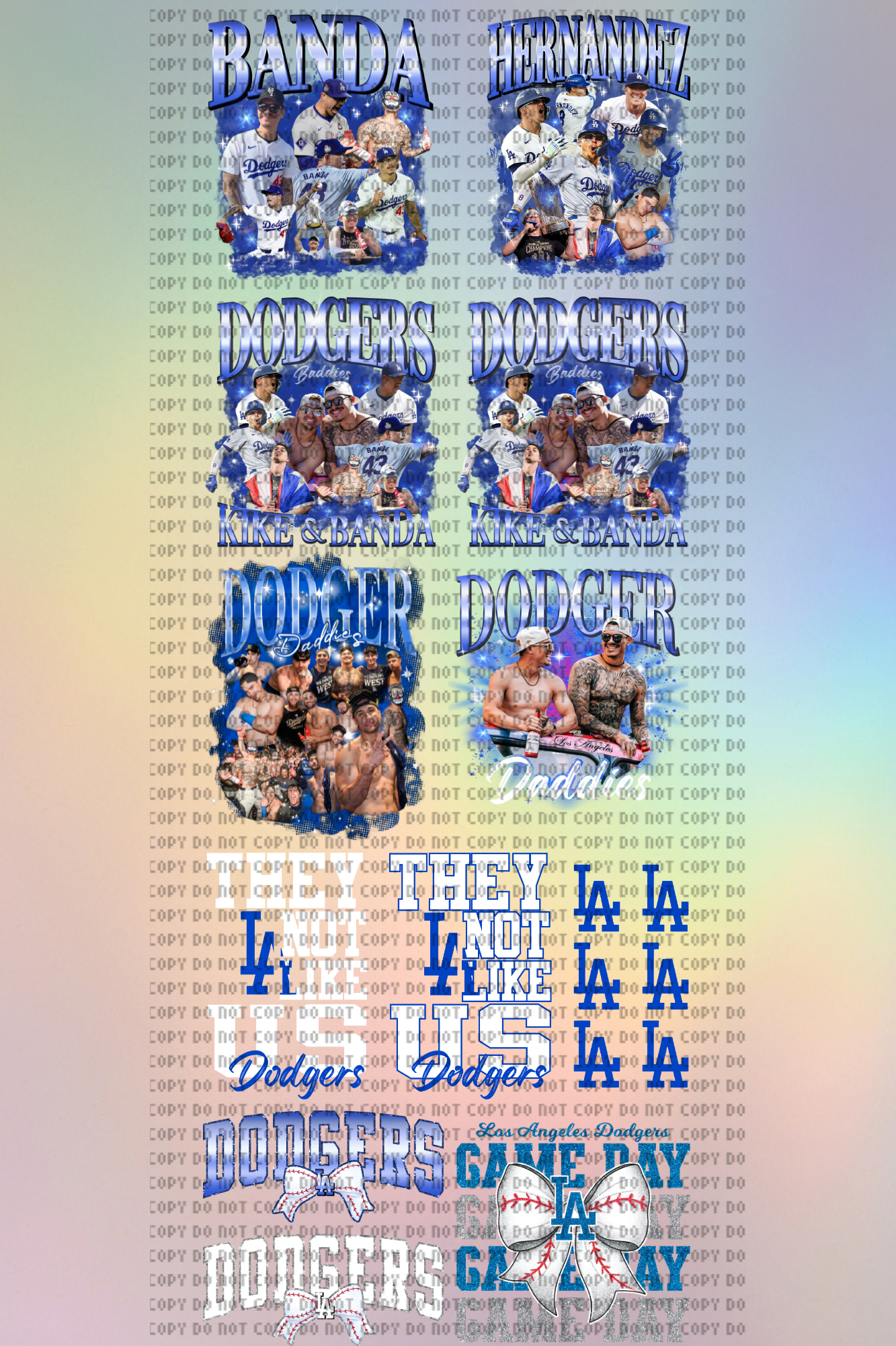 PreMade: L.A. Dodgr. Daddies 22x60