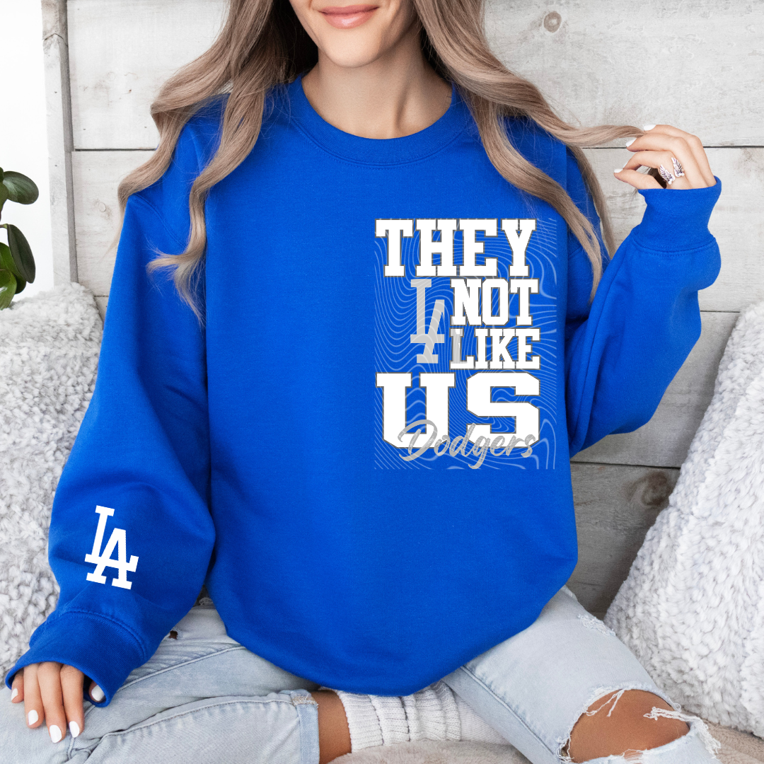 They Not Like Us LA w/Sleeve DTF