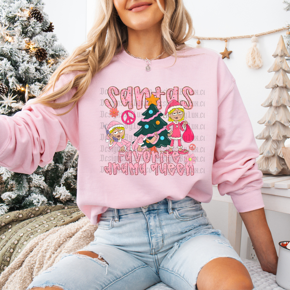 Santas Drama Queen Liz DTF