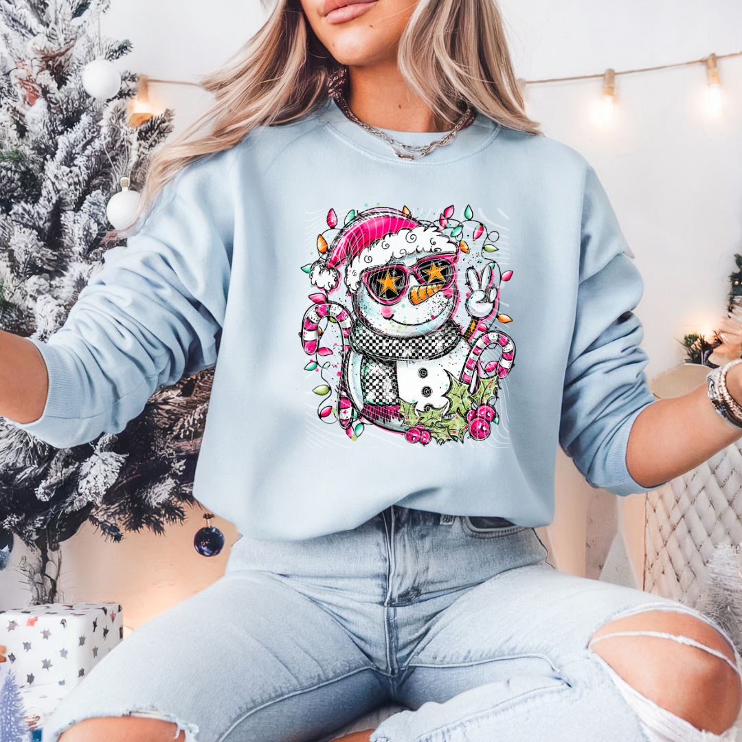 Doodle Snowman DTF