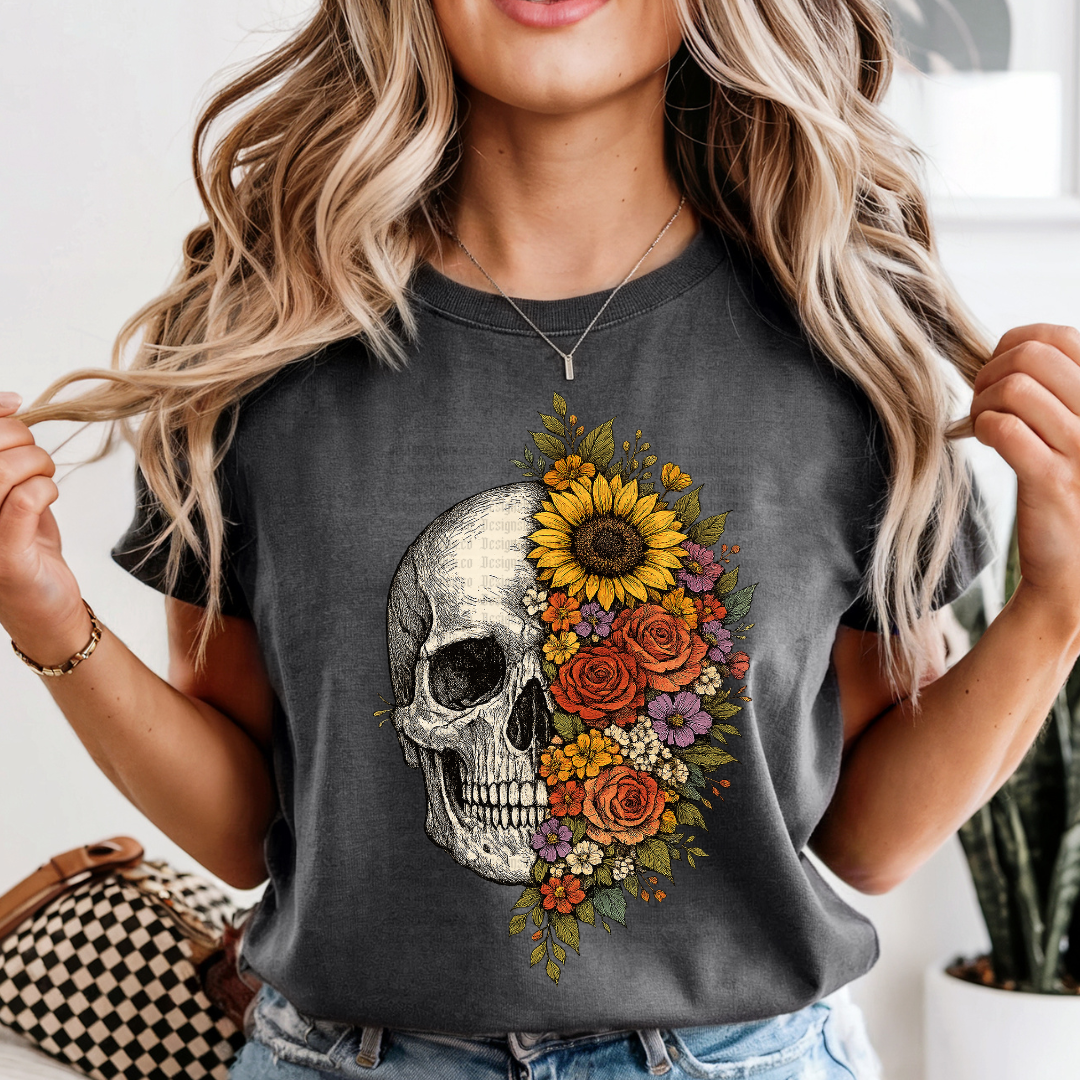 Skelly Sunflower DTF