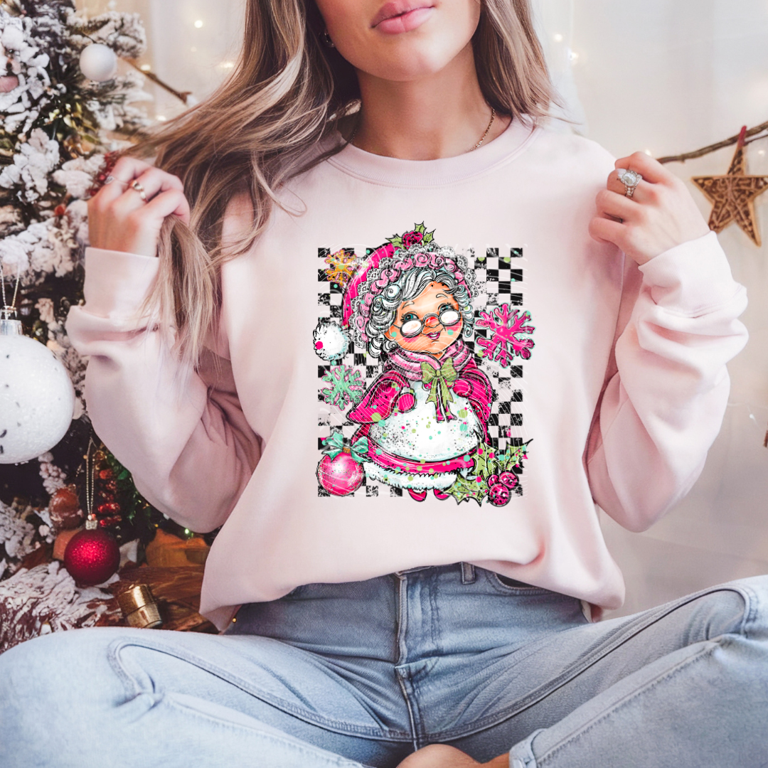 Doodle Mrs Claus DTF