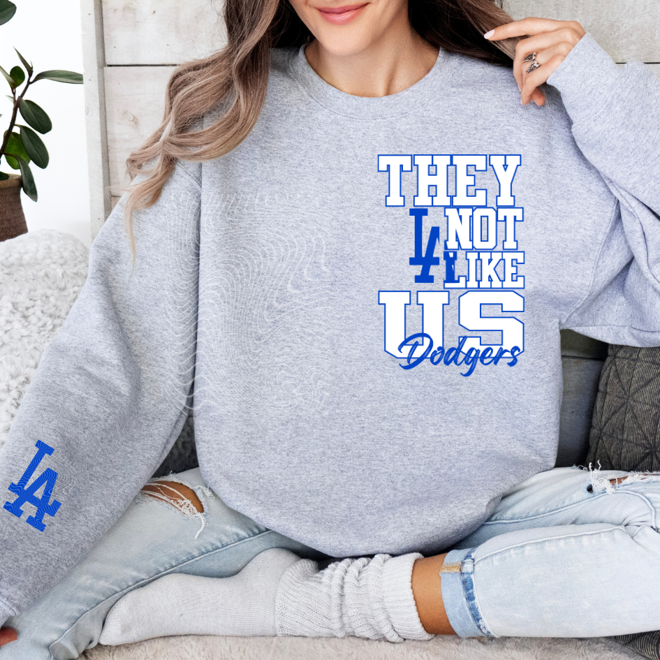 They Not Like Us LA w/Sleeve DTF