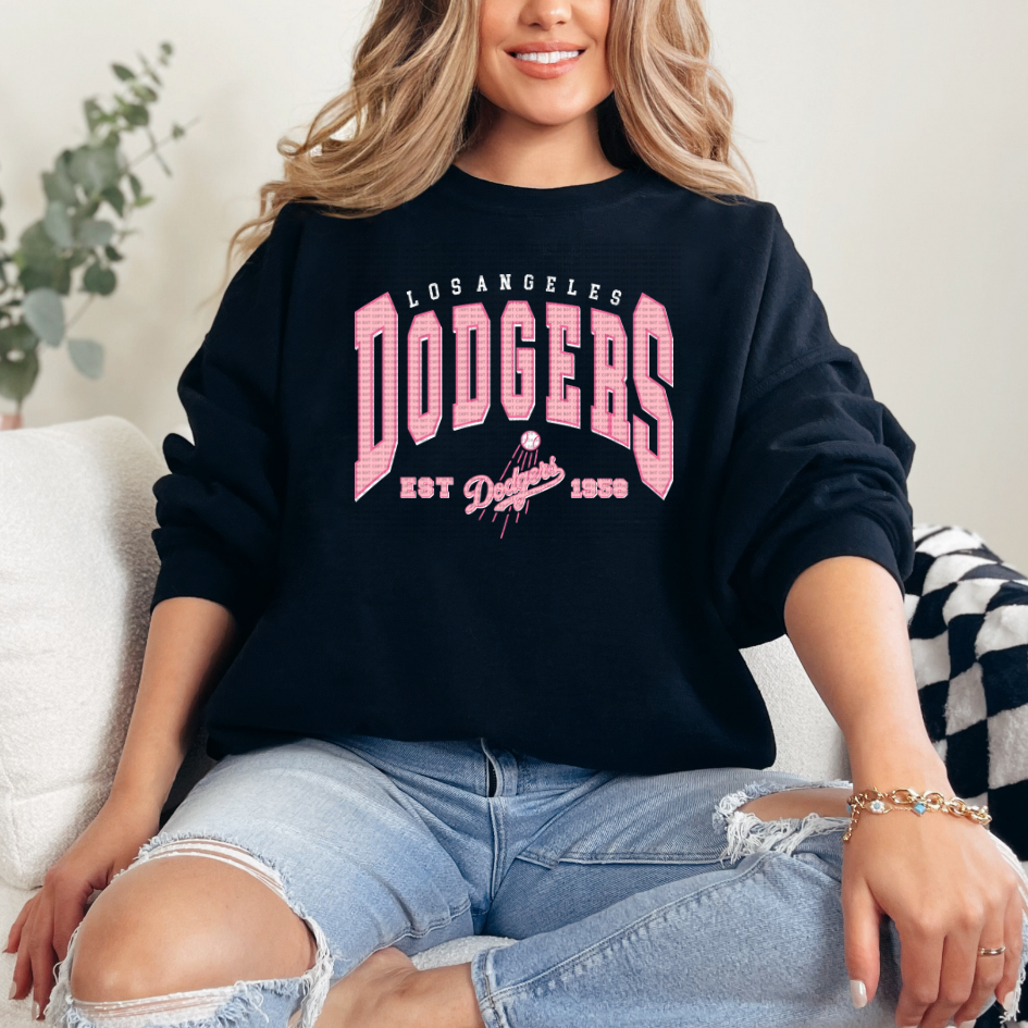 Pink Los Angeles University Baseball DTF