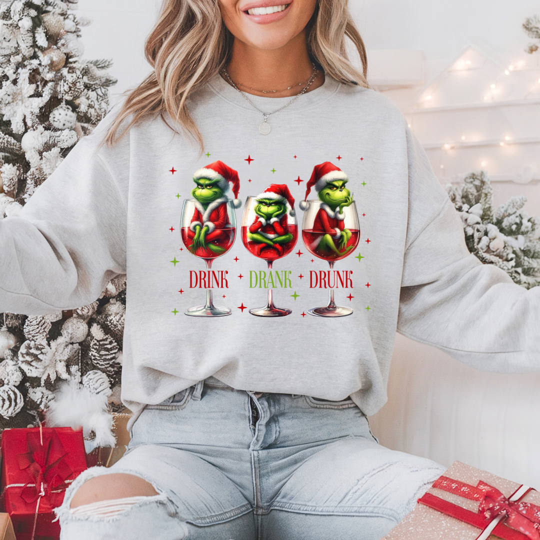 Drink Drank Drunk Grnch DTF