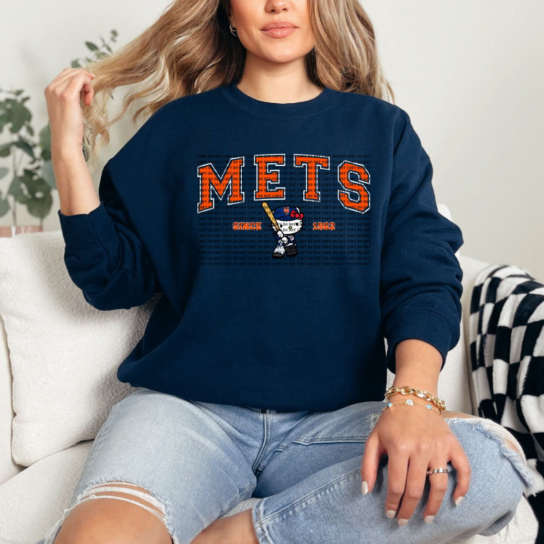 Baseball MET Kitty DTF