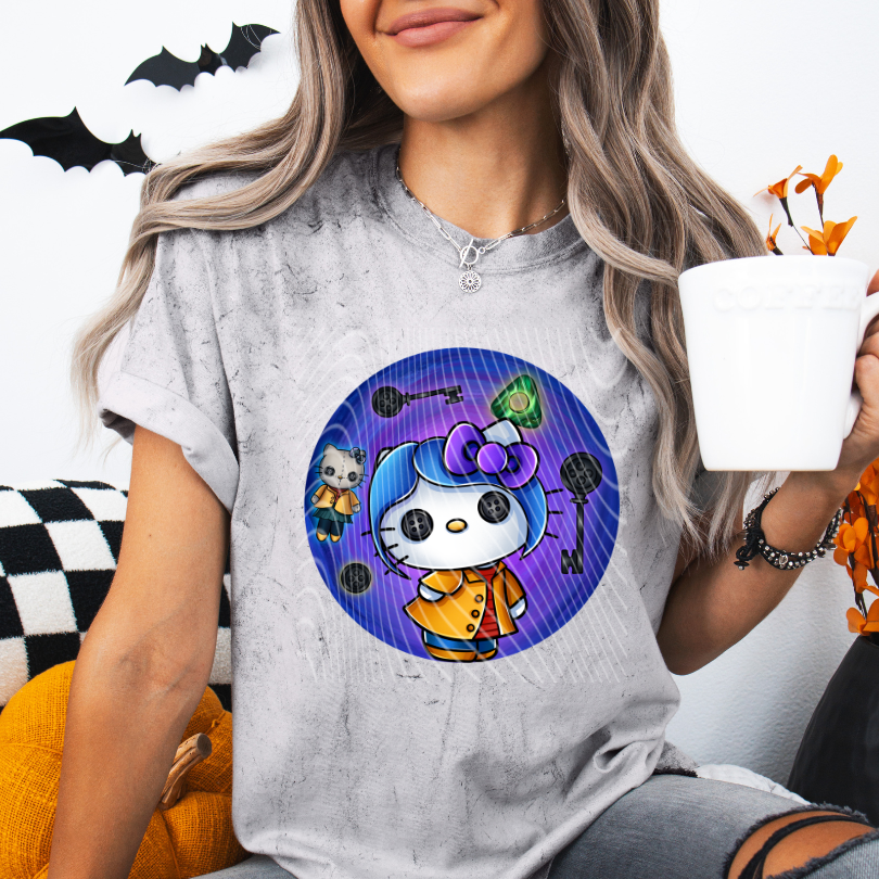 HK Button Girl DTF