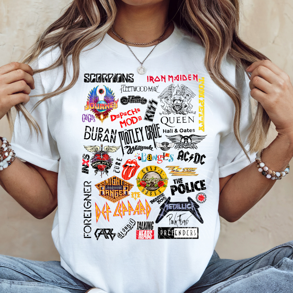 Rock Bands DTF