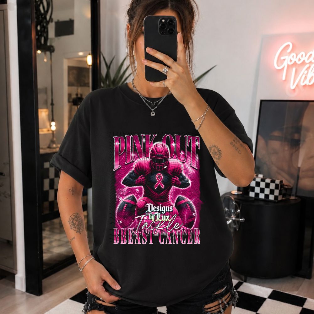Pinktober Tackle DTF (Halftone)