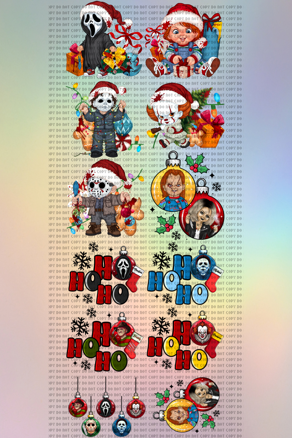 PreMade: XMAS Horror 22x60