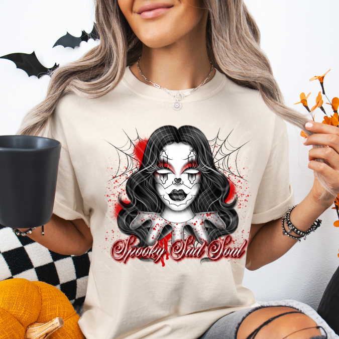 Spooky Sad Soul Chicana DTF