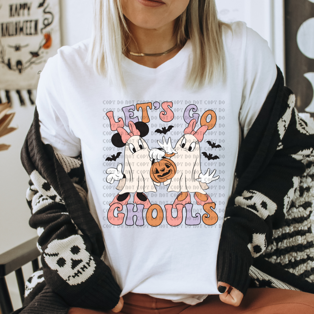 Lets Go Ghouls Mouse DTF