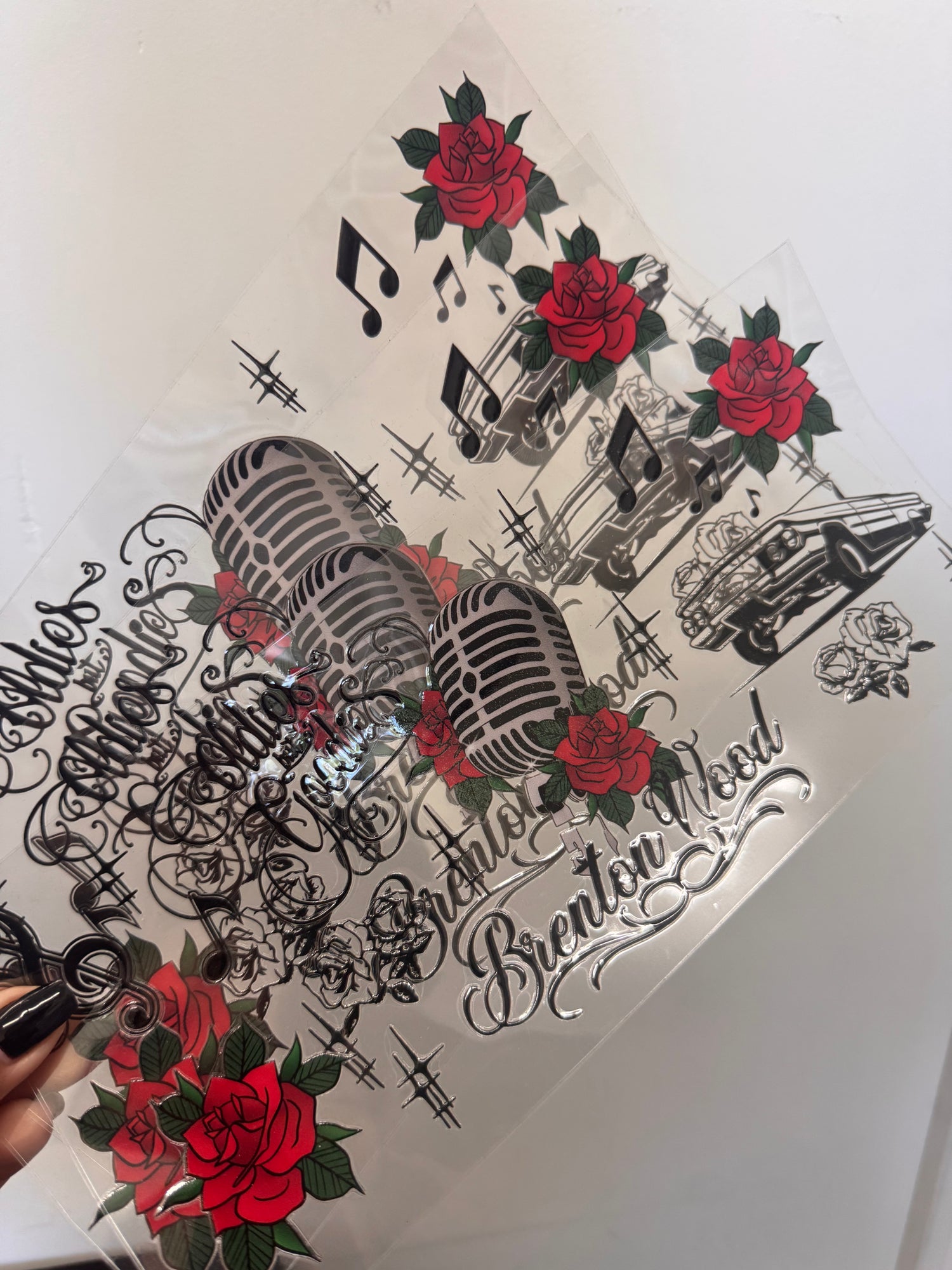 UVDTF: Oldies Roses Wrap