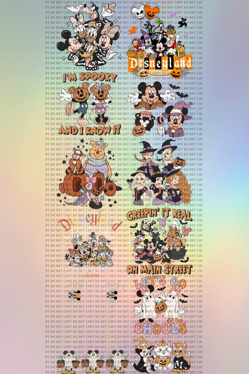 PreMade: Spooky Dland 22x60