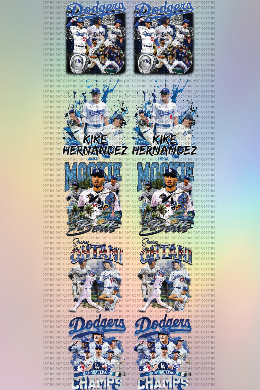 PreMade: L.A. Baseball SERIES 22x60