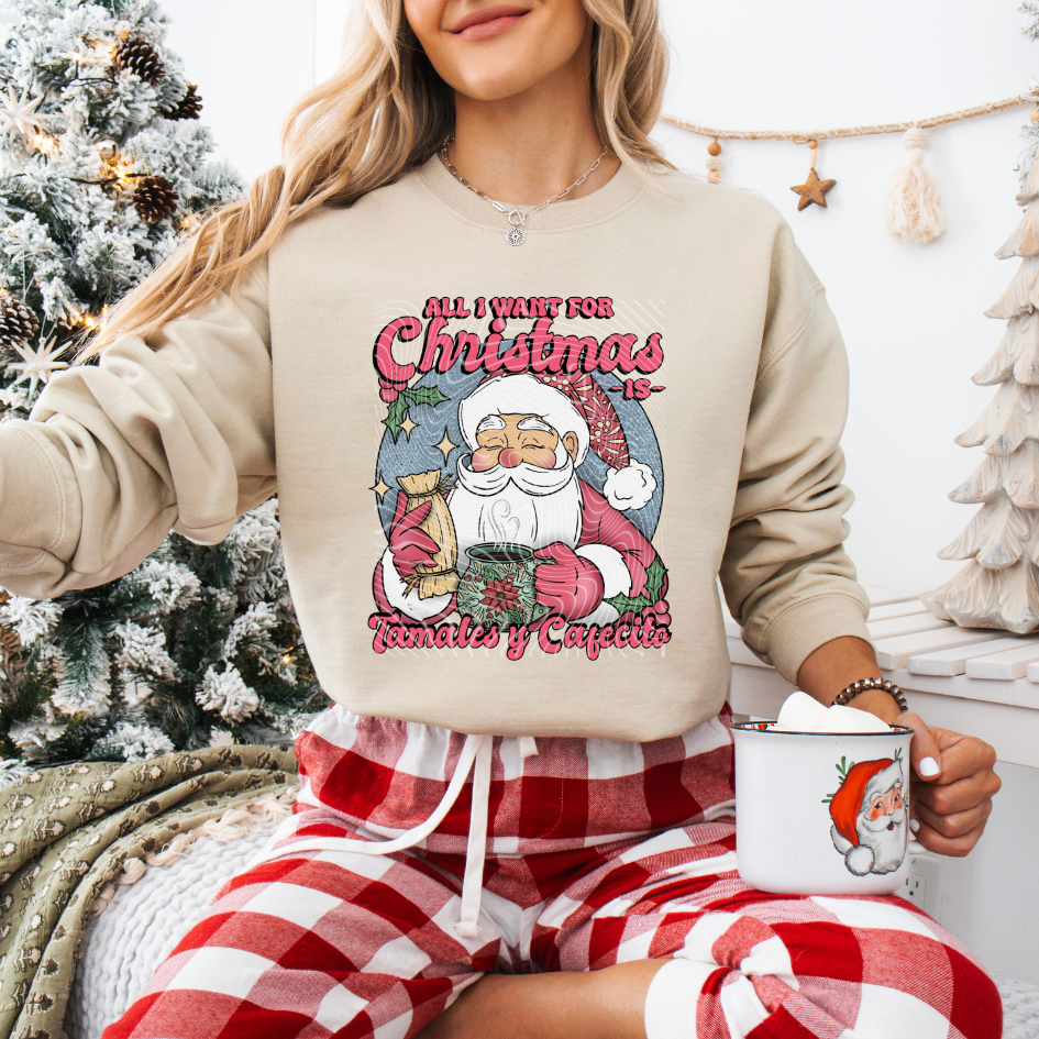 Santa y Tamales DTF