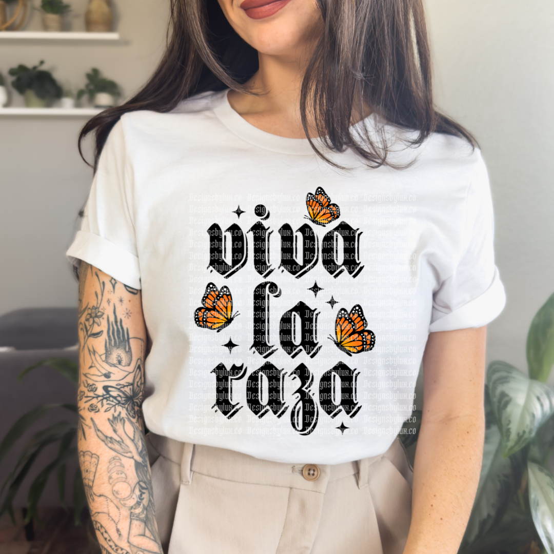 Viva La Raza Black DTF