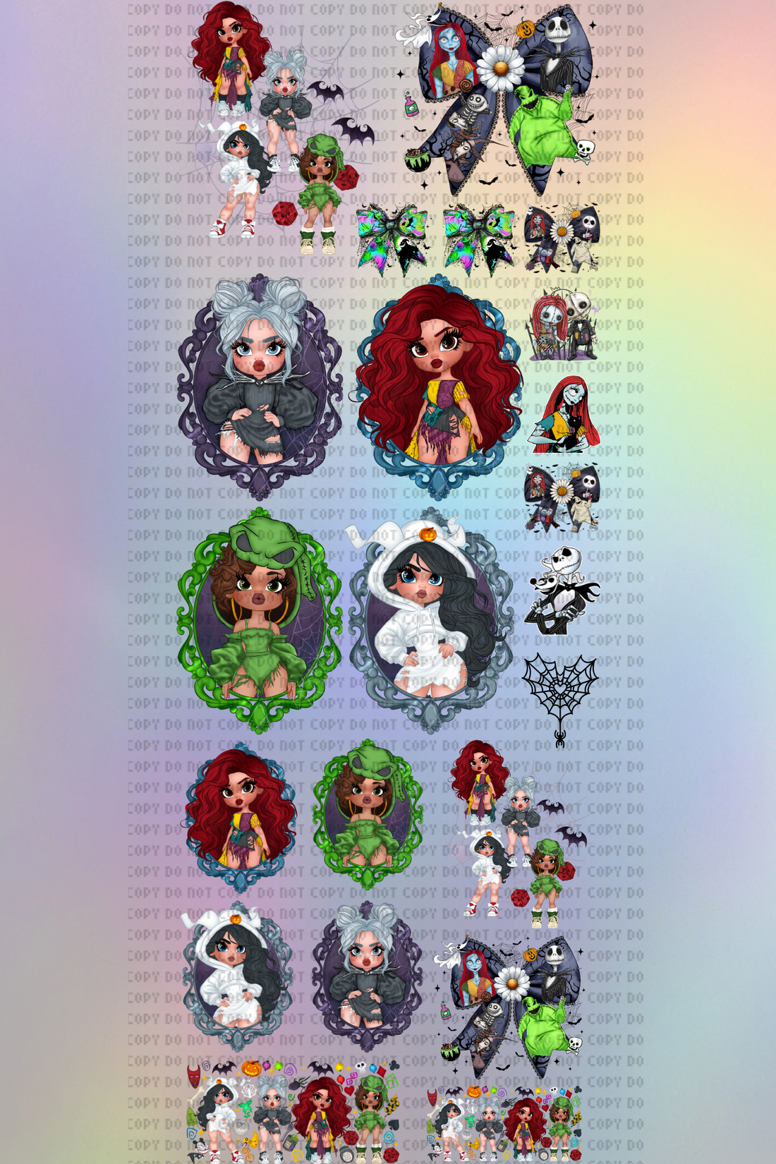 PreMade: NBC Girls 22x60