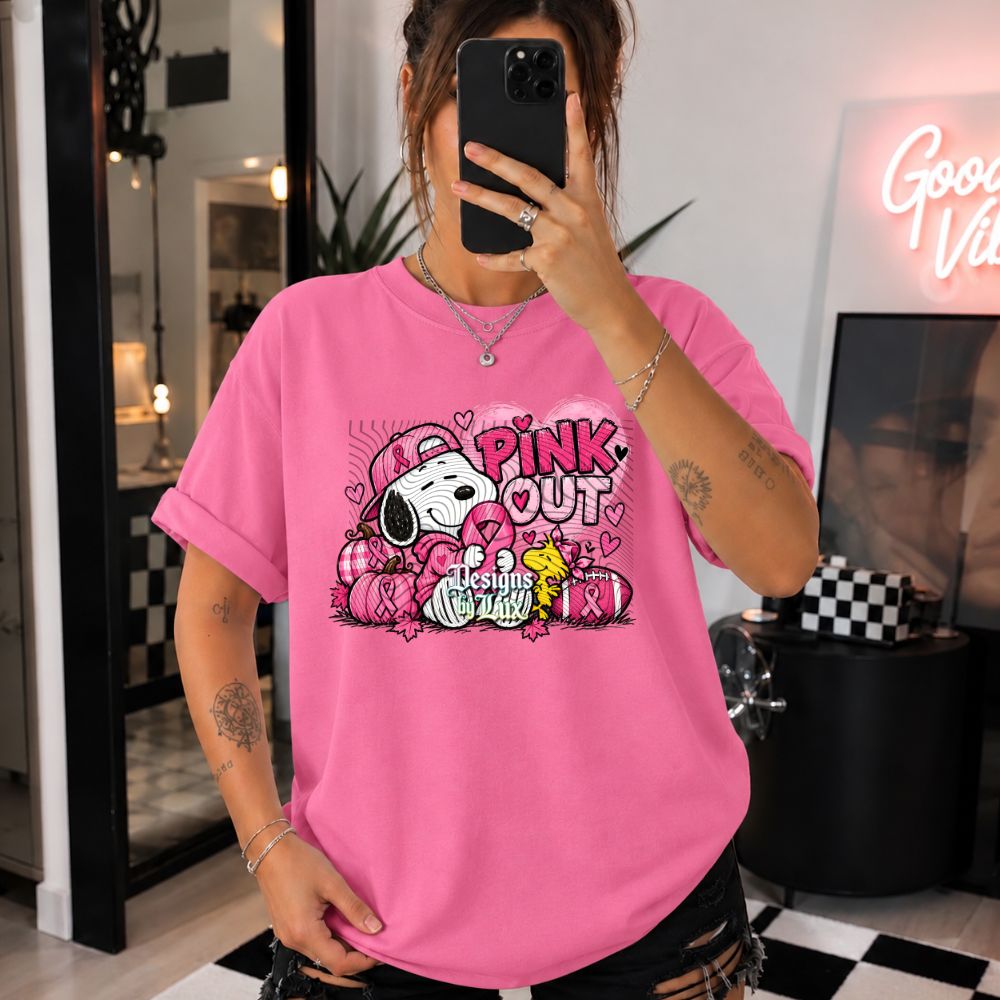 Pinktober Dog DTF