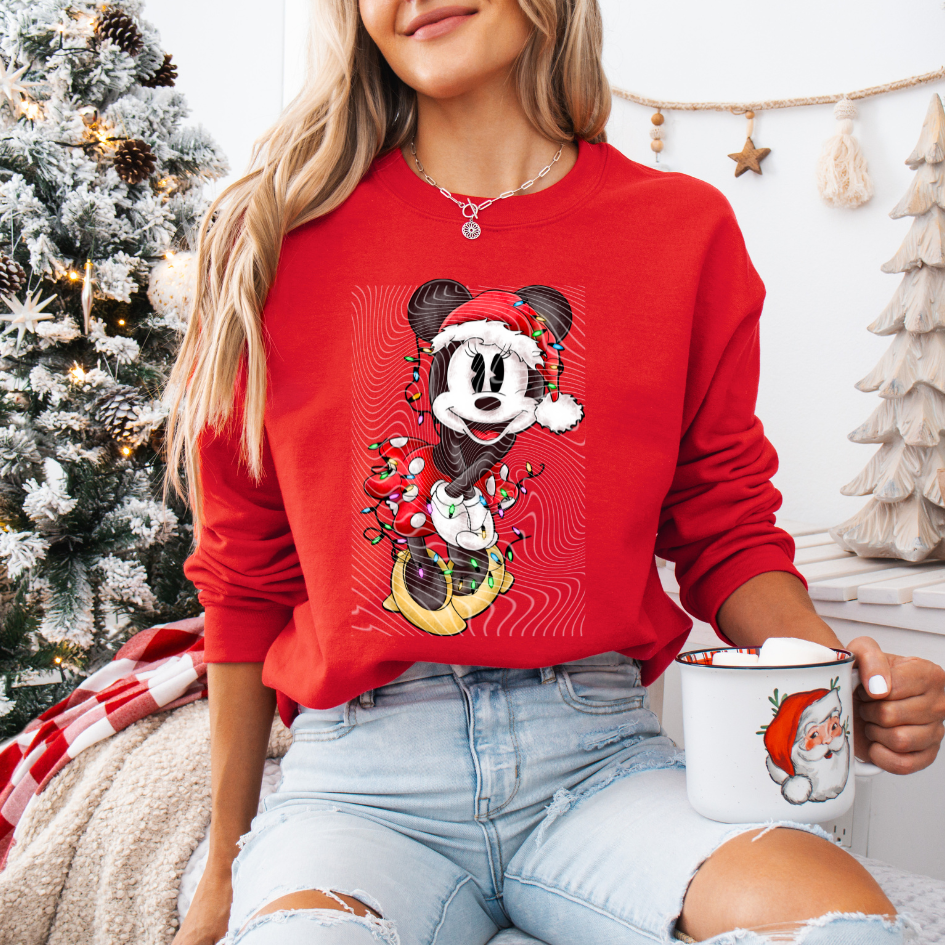 Xmas Mrs Mouse DTF