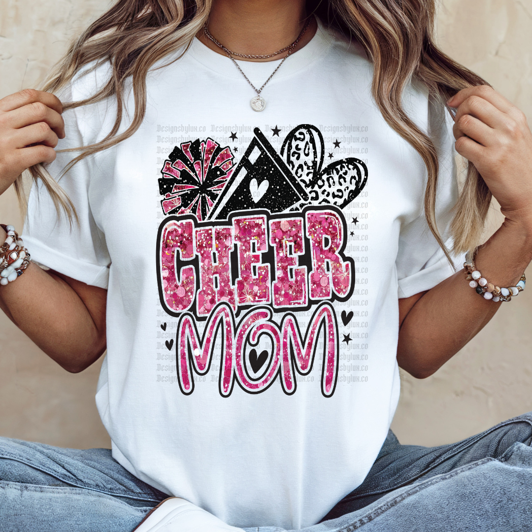 Cheer Mom Pink DTF