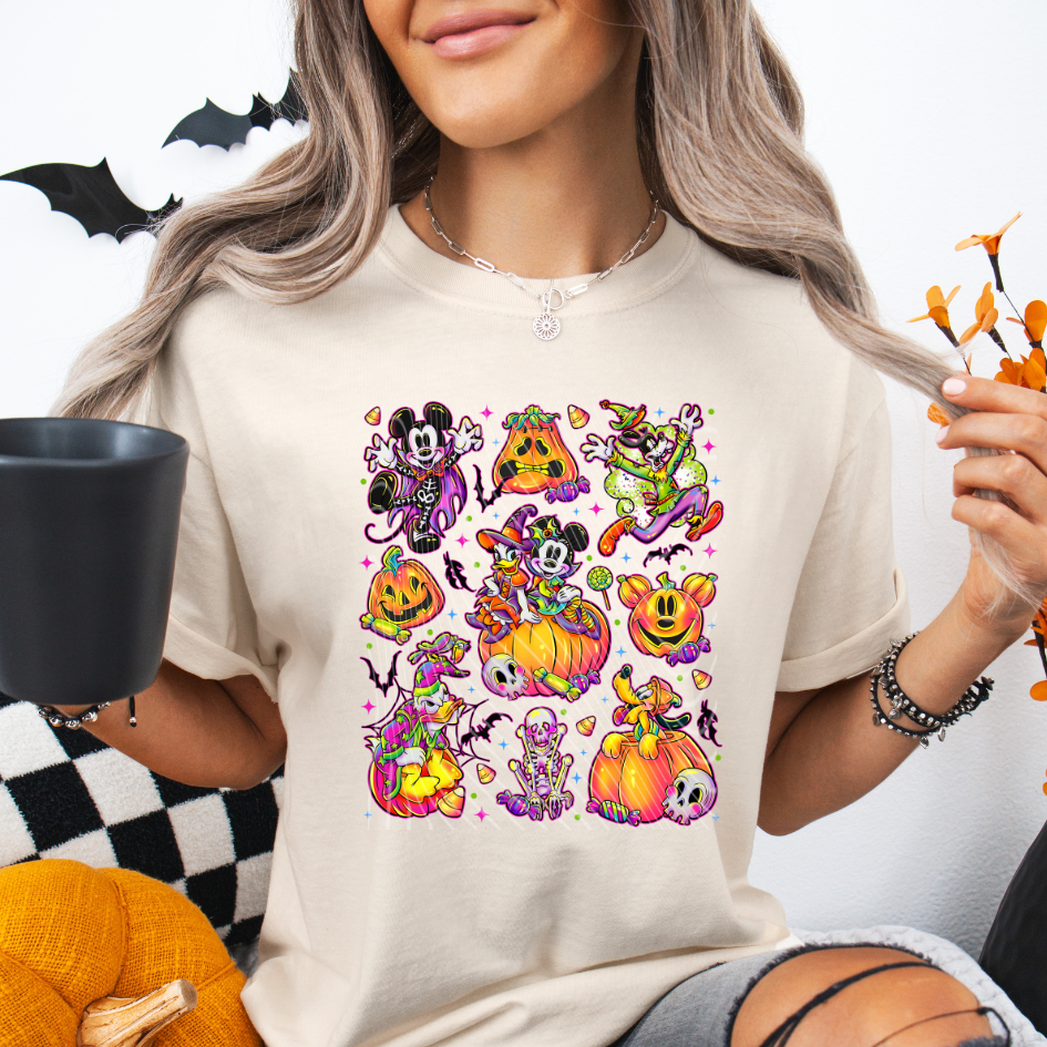 Halloween Mouse Friends DTF