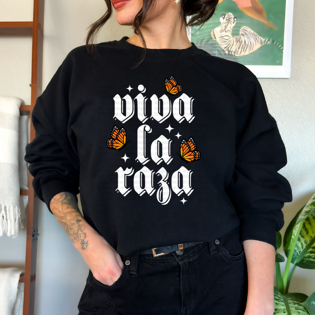 Viva La Raza White DTF